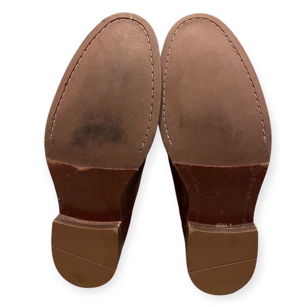 COLE HAAN Oxfords Tan-Brown-Burgundy Leather Dress Shoe- Size 10.5 - Picture 7 of 7